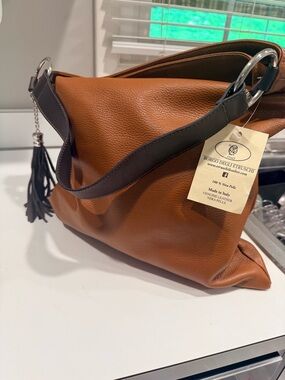 Italian Leather Borgo Degli Etruschi Hobo Bag